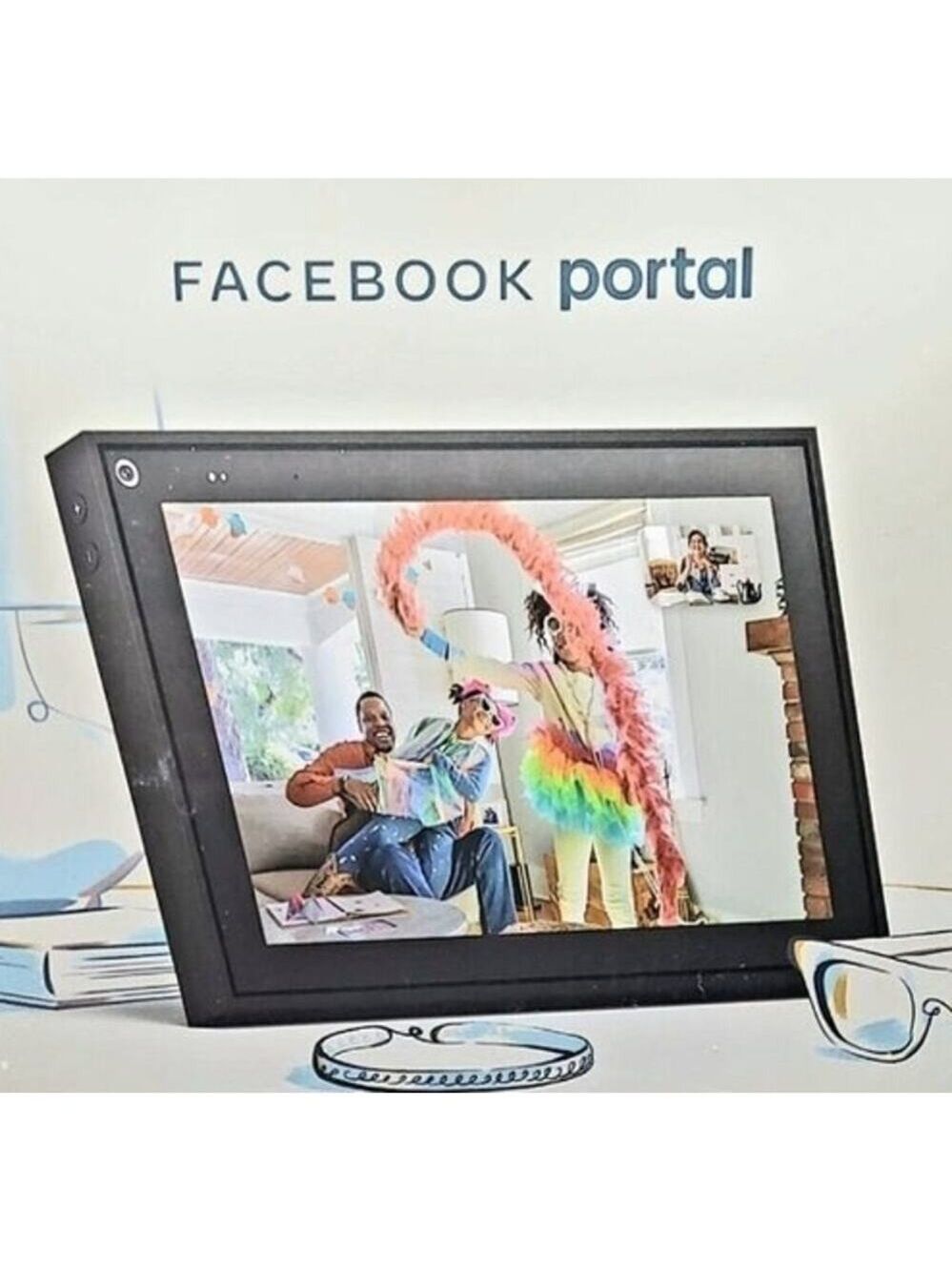 SMART VIDEO CALLING FACEBOOK META PORTAL 10” TOUCH SCREEN BRAND NEW
